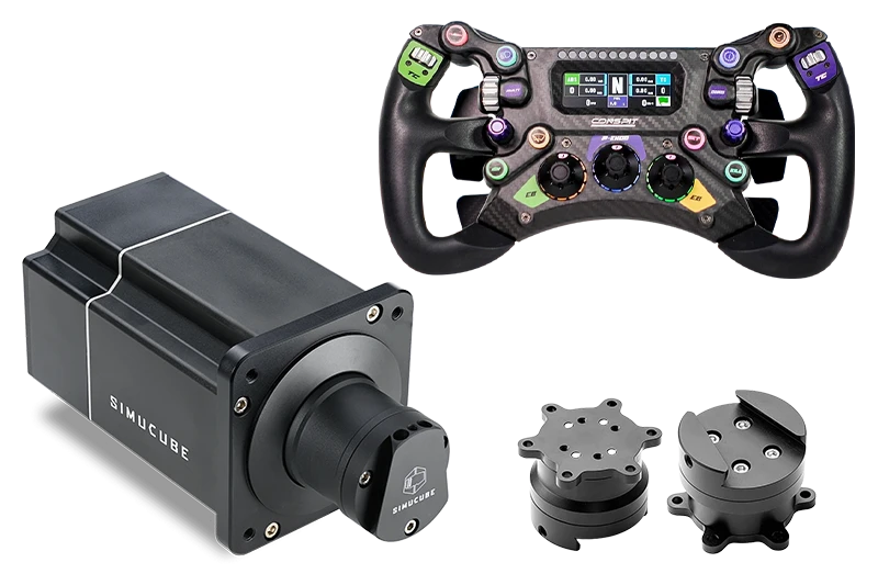 simucube2 proとcube controls csx3 Simucube 2 Pro + Conspit 300GT Steering Wheel Bundle