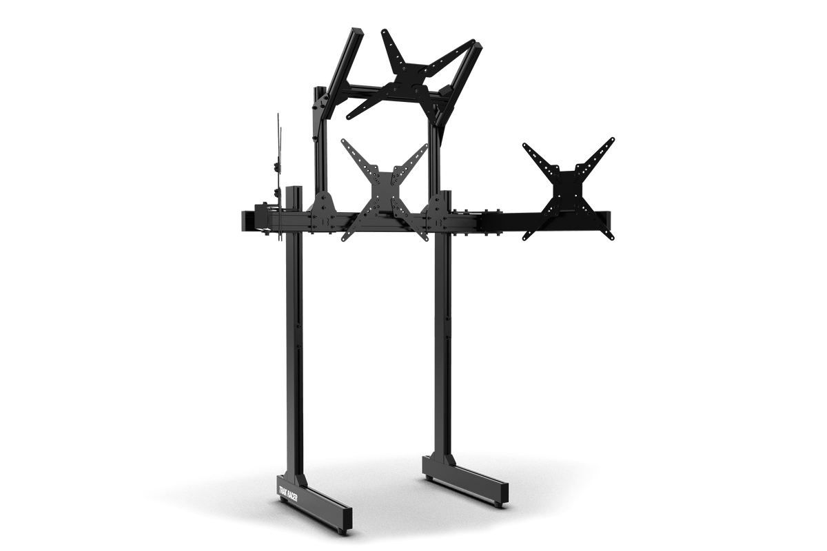 Large Freestanding Quad Monitor Stand