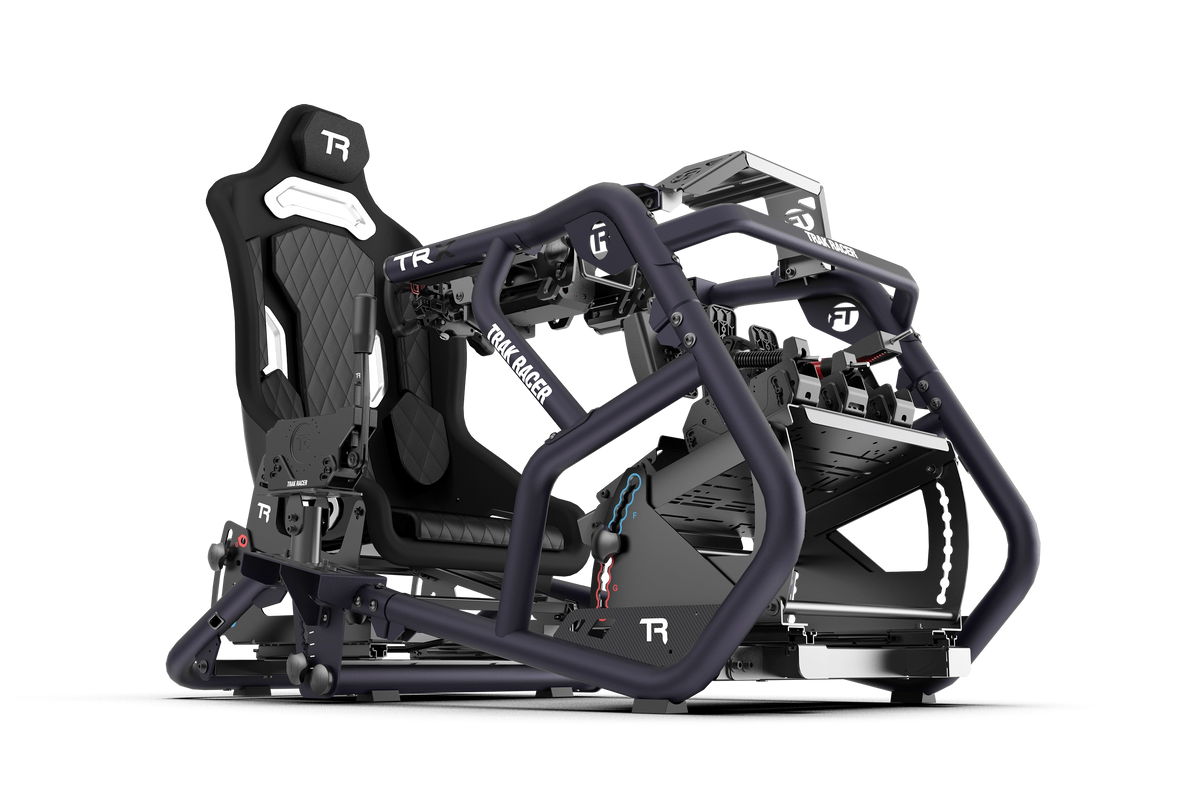 TRAK RACER TRX シミュレーションレーシングシート Formula/GT Hybrid Sim Racing Seat — Alpine F1 Team Edition