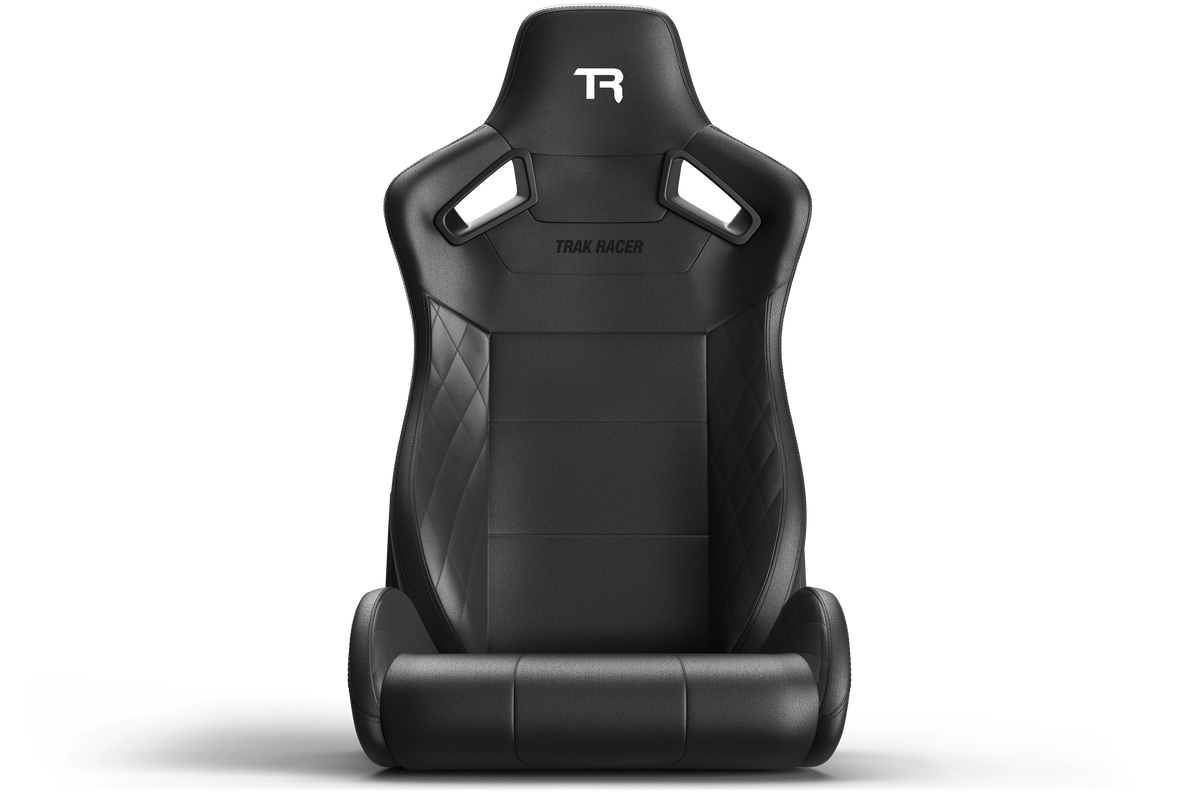Recliner Sim Racing Seat — Premium Diamond-Stitched Leather-Style Fini