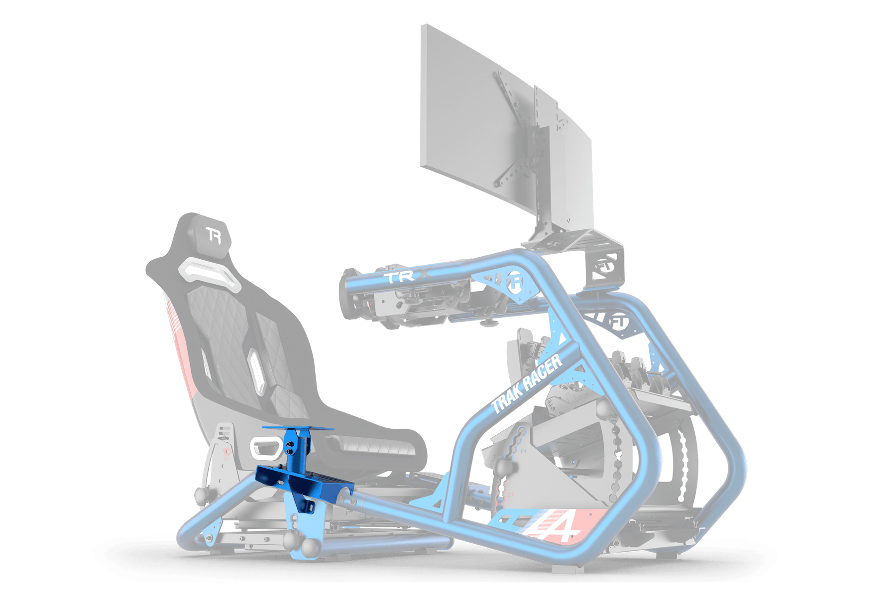 Universal Gear Shifter Mount for Alpine Racing TRX - Blue Universal Gear Shifter Mount for Alpine Racing TRX - Blue
