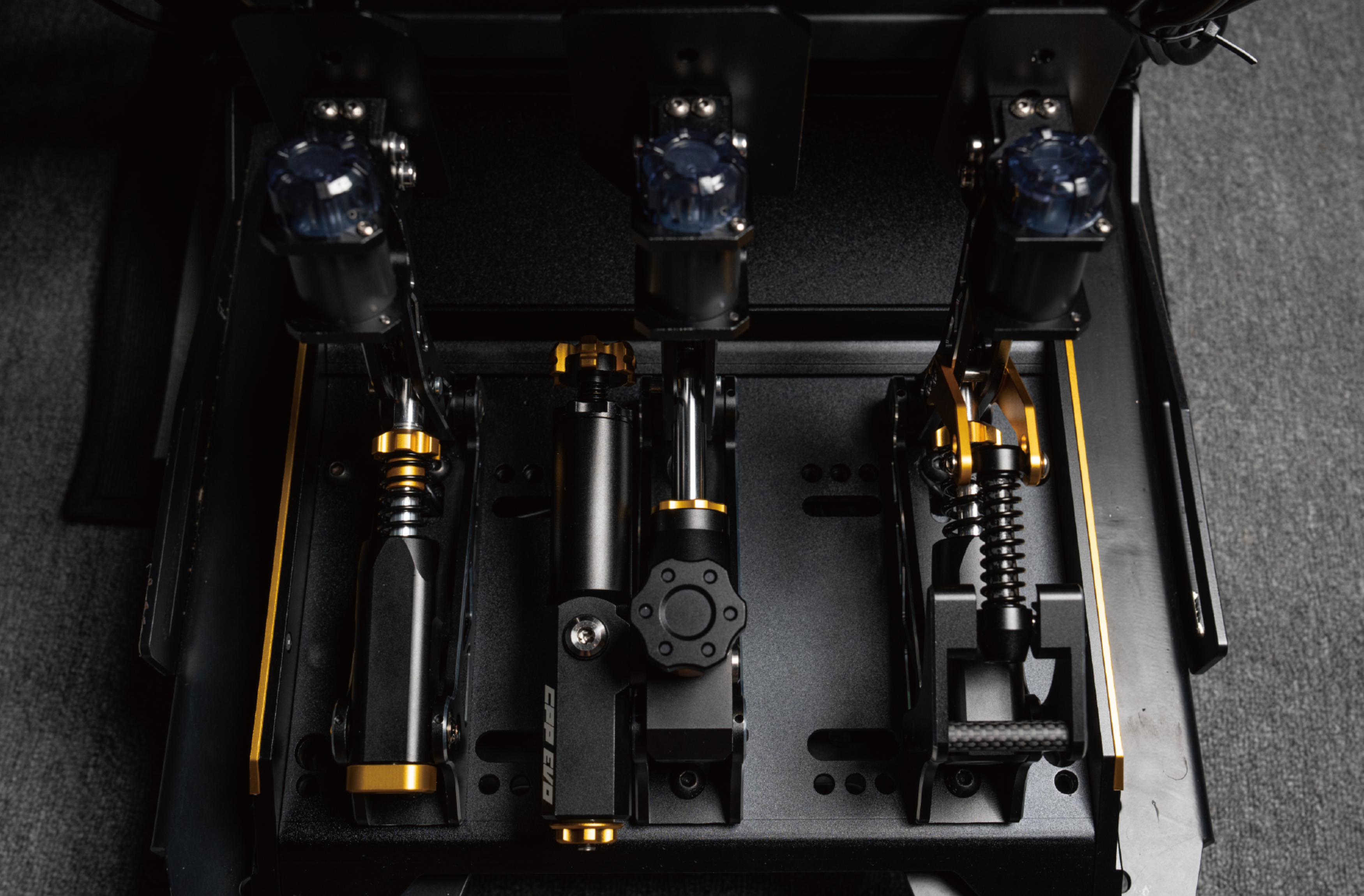 conspit pedals Conspit CPP-EVO 3 Pedal Set – Dual-Stage Hydraulic Sim Racing Pedals