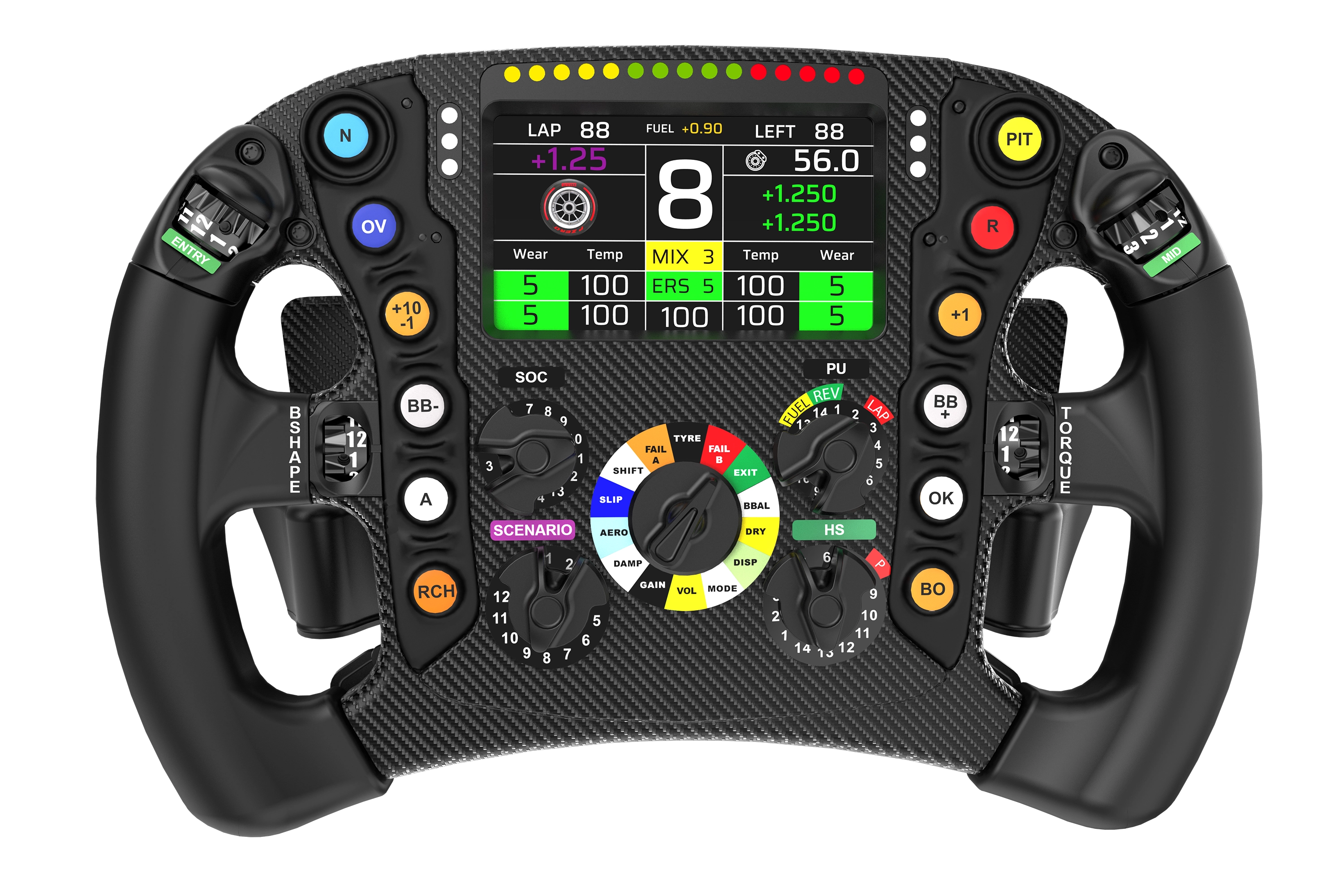 f1 game wheel and pedals BWT Alpine Formula One Team A525 REPLICA Sim Racing Steering Wheel