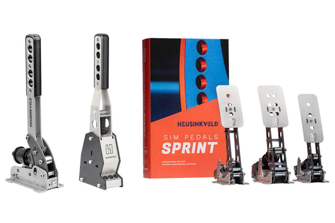 Bundle - Heusinkveld Sprint 3-Pedal Set, Heusinkveld Handbrake and Heu