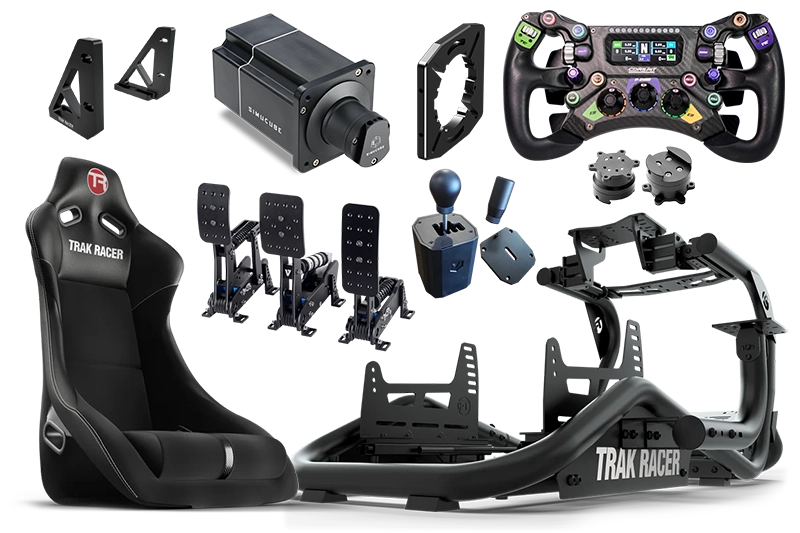 【引き取りのみ】Track Racer TR8 Pro （複数オプション付き） TR8 PRO WITH MOTION, WHEEL, WHEELBASE AND PEDALS