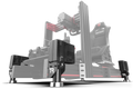 D-BOX G5 4250i Motion System with 4 Haptic Actuators with Mounting Bra