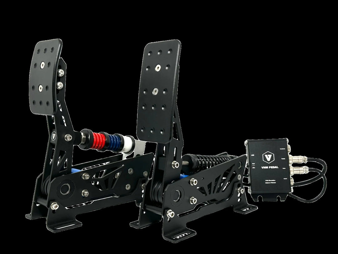 vnm racing pedals VNM Lite Pedals Set – Professional Load Cell Sim Racing Pedal System