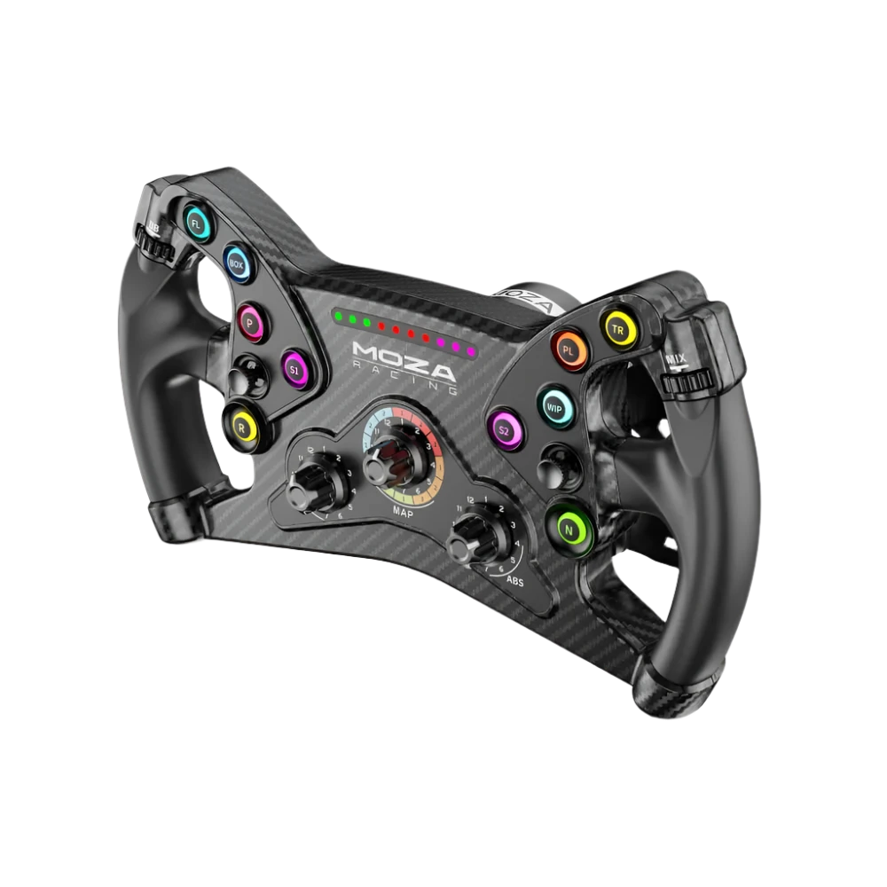 BATU Black Steering Wheel Quick Release Kit 70mm PCD For Simagic Moza Sim Racing