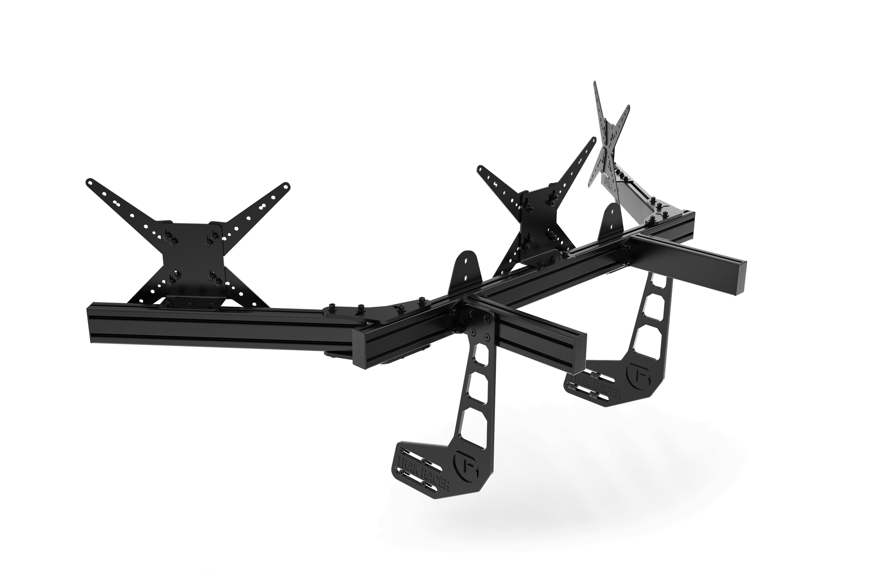 Large Cockpit-Mounted Triple Monitor Mount - 1200mm / 47.25