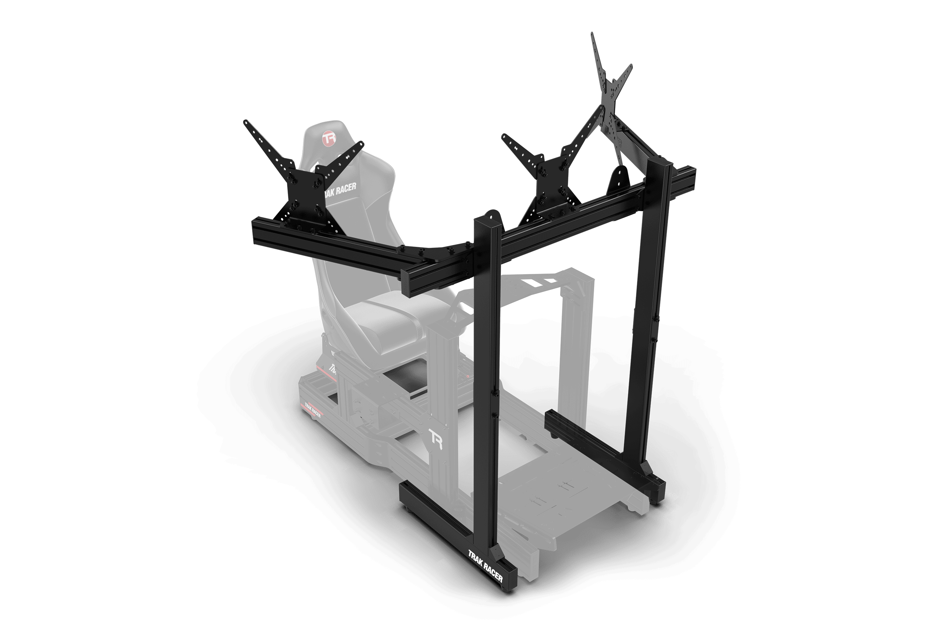 Large Freestanding Triple Monitor Stand