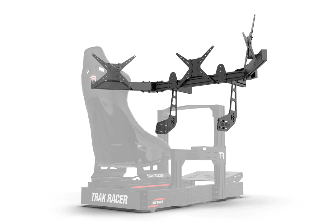 Cockpit-Mounted Triple Monitor Mount - Supports up to 45