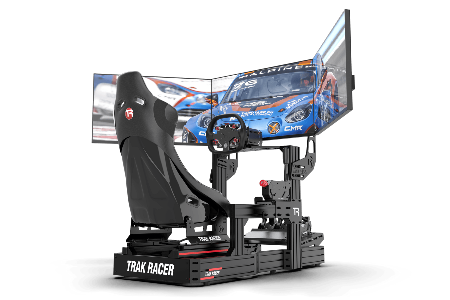 thumbnail image 2 of Marada Triple Monitor Mount Stand For Aluminum Racing Simulator Cockpit, Fits PC/Xbox/PS5 2 of 2