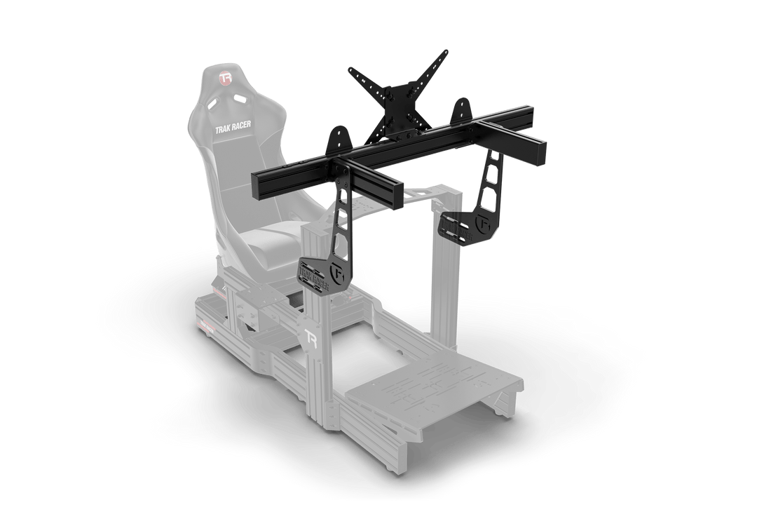 「みゅうちぇる」TRAK RACER シングルモニターフロアスタンド Large Freestanding Single Monitor Stand