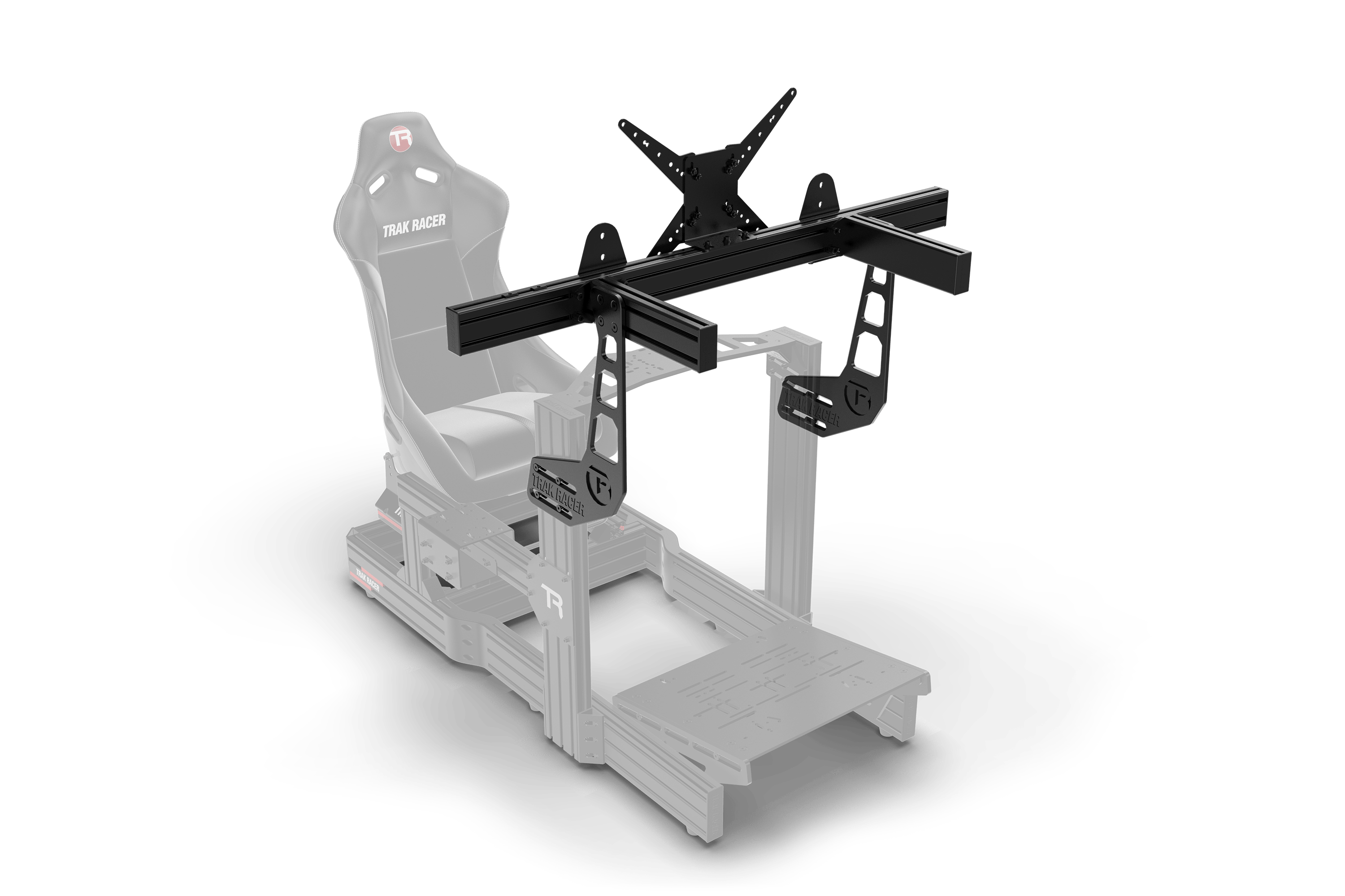 Cockpit-Mounted Single Monitor Stand - Supports up to 80