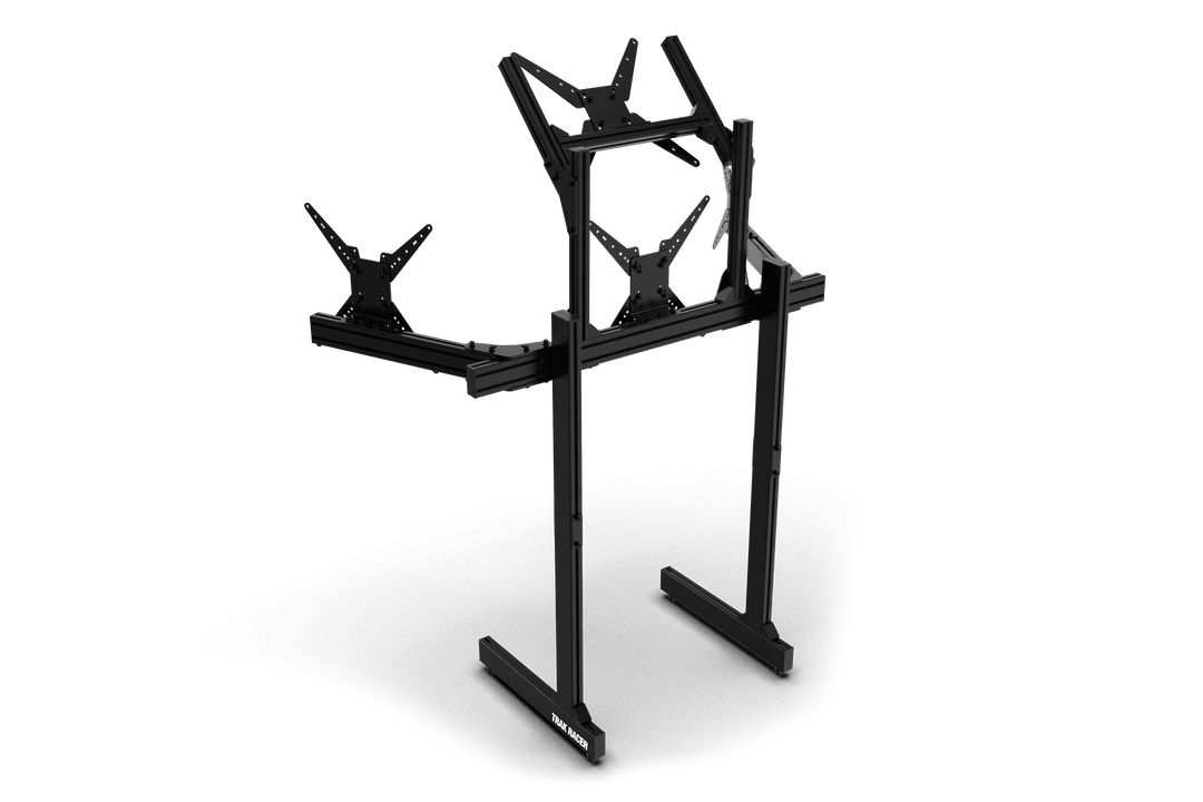 Large Freestanding Quad Monitor Stand