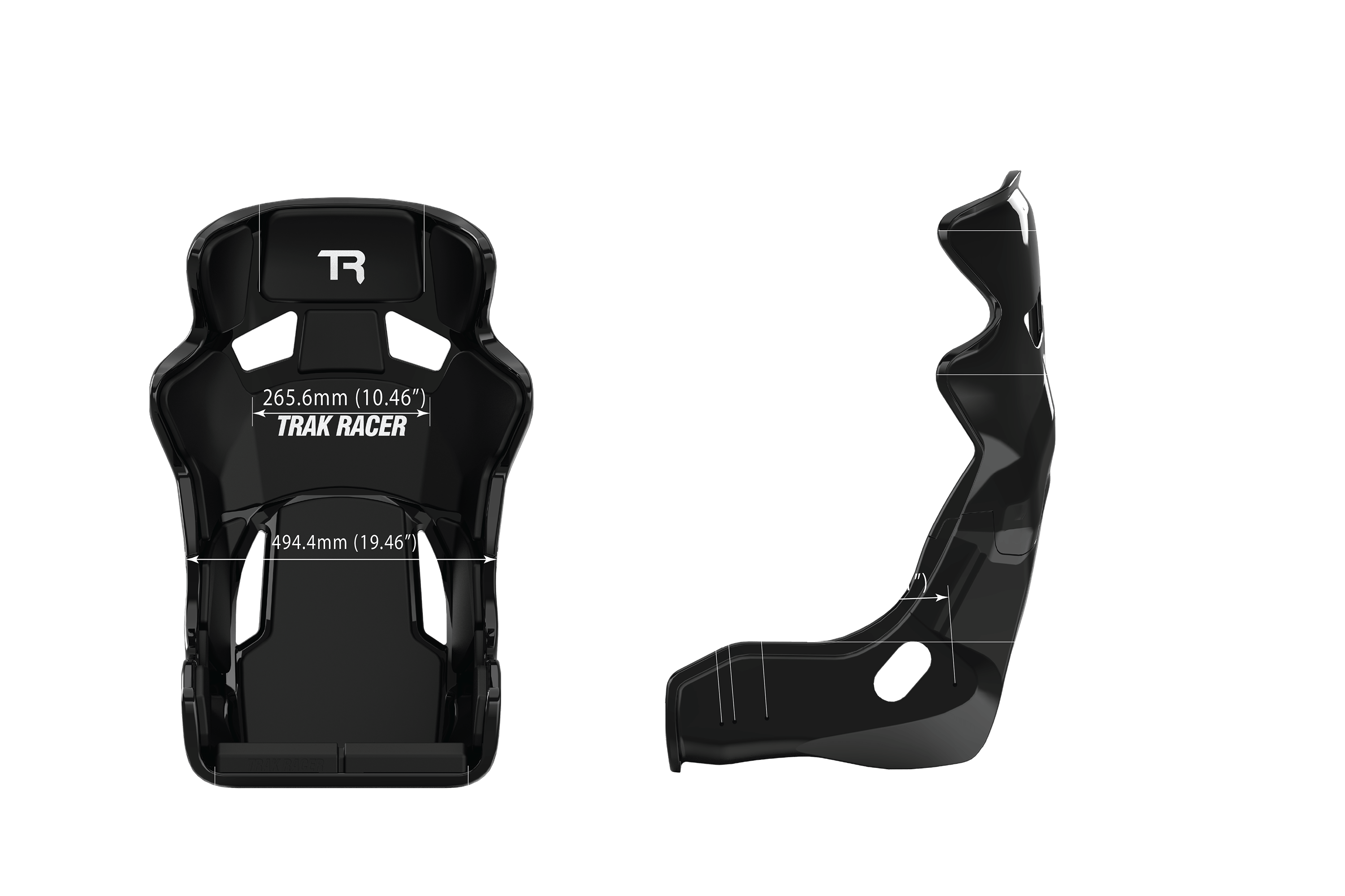 TRS TR Series GT Pro Racing Seat - Fiberglass Grey TRS TR Series GT Pro Racing Seat - Fiberglass Grey