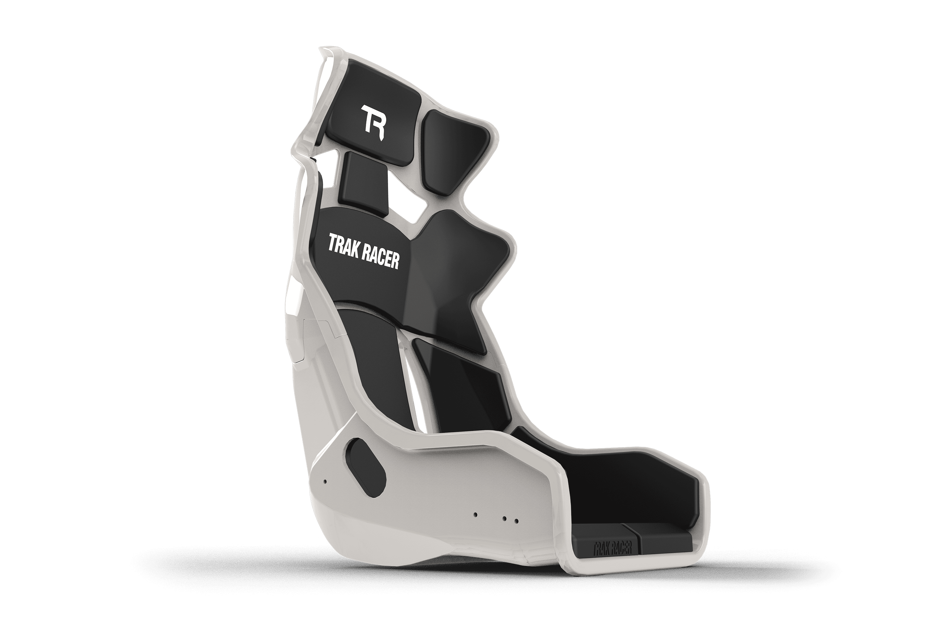 TR Series Fibreglass GT Sim Racing Seat — High Gloss Grey