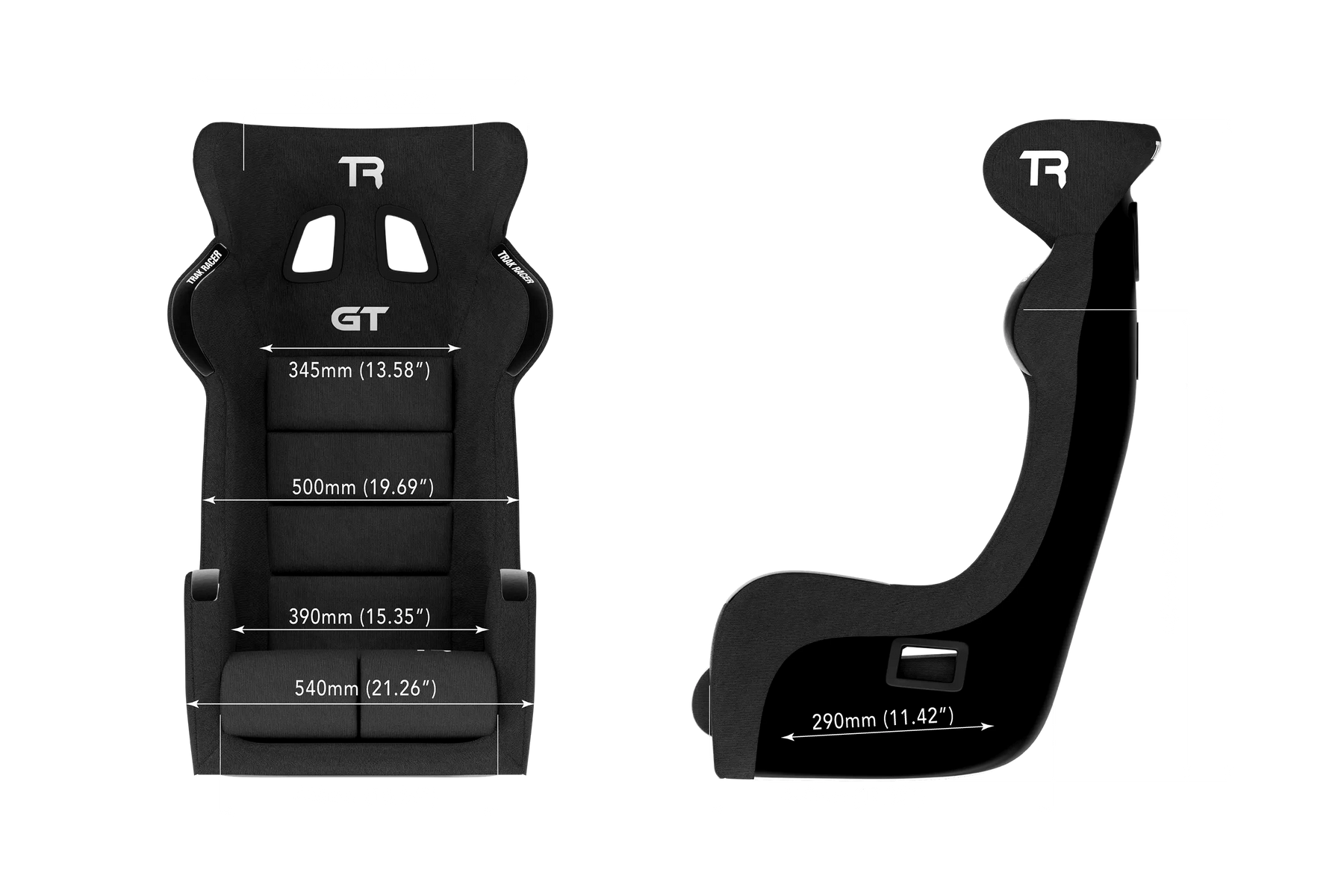 GT Pro Racing Bucket Seat - Fiberglass GT Pro Racing Bucket Seat - Fiberglass