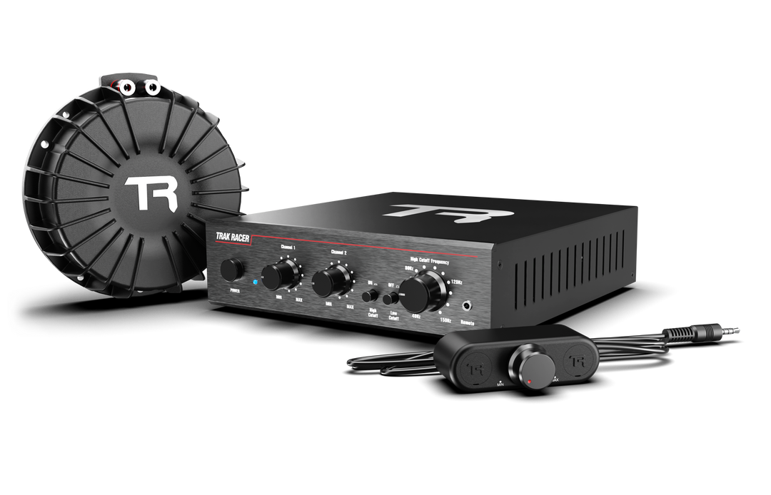 Haptic Bass Shaker Kit with 200W STEREO Bass Amp and 100W Shaker Haptic Bass Shaker Kit with 200W STEREO Bass Amp and 100W Shaker