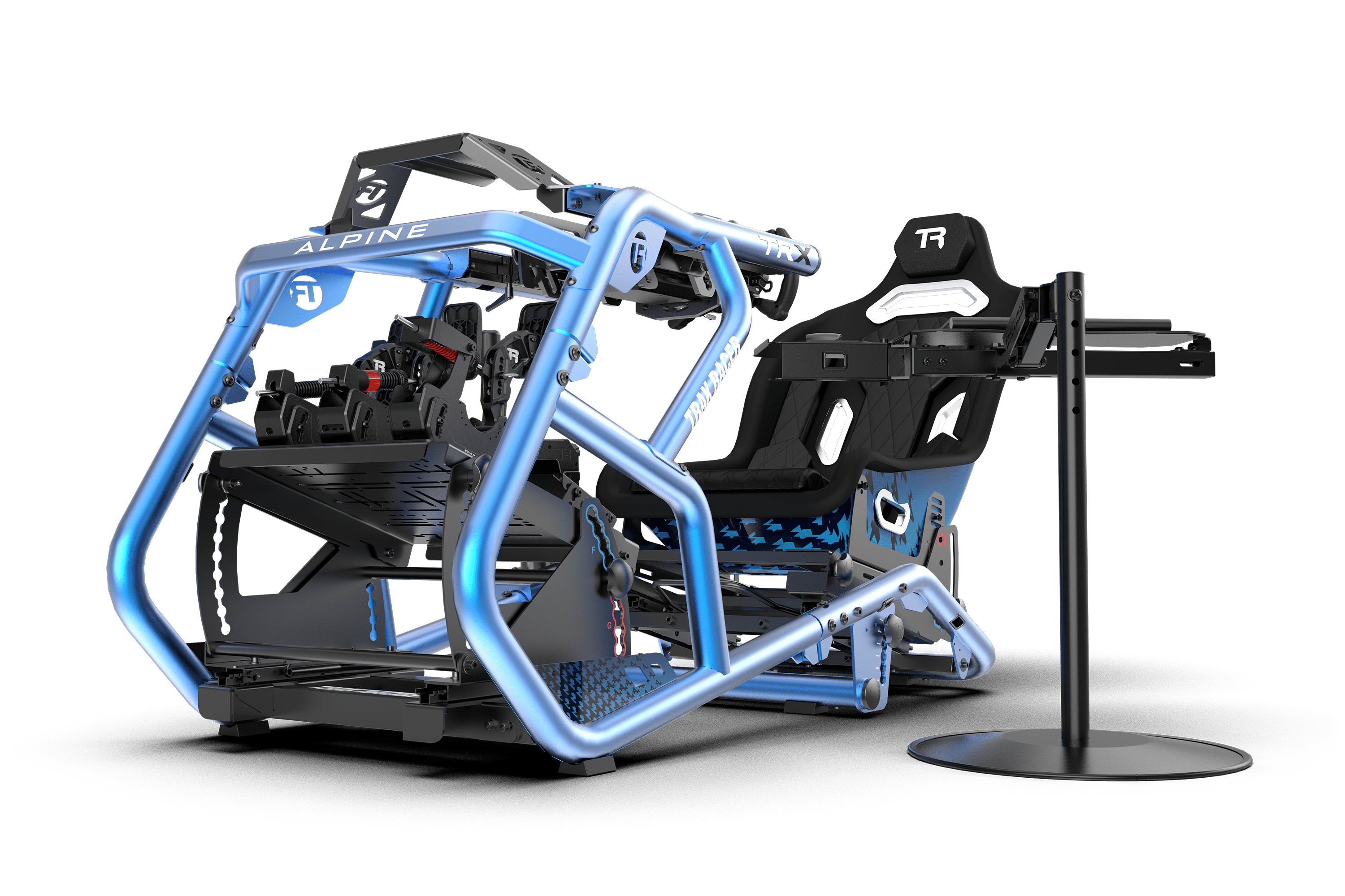 Adjustable Free-Standing Keyboard and Mouse Tray