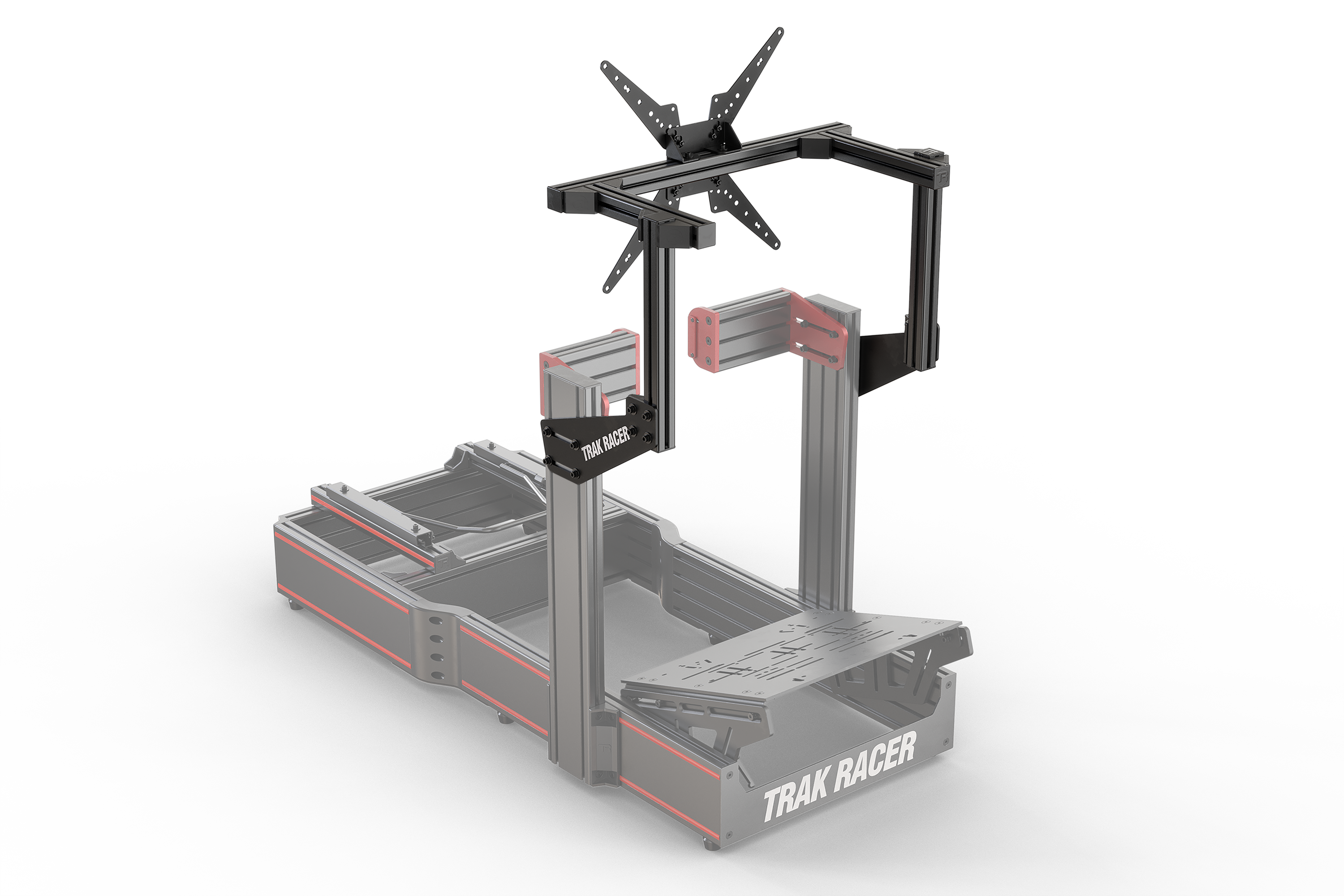 Cockpit-Mounted Single Monitor Stand (Lite) — Compact Monitor Mount fo