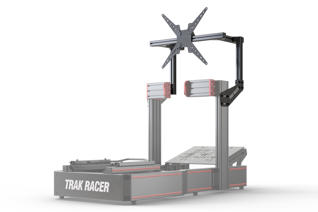 TRAK RACER キャスター Universal Caster Wheels with Brake & Mounting Brackets