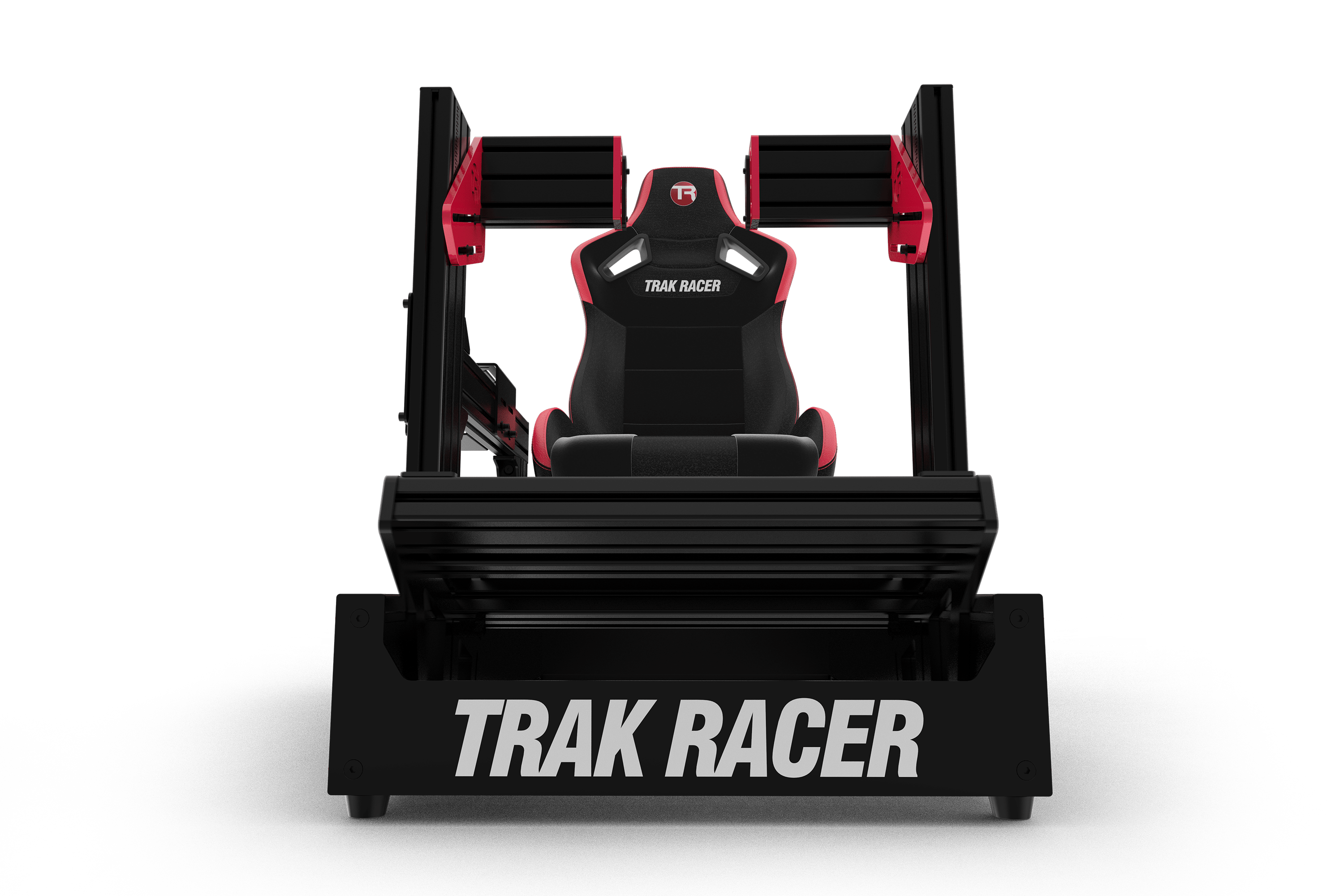 TR160 V5 Racing Simulator with Seat Slider Kit White (Painted)