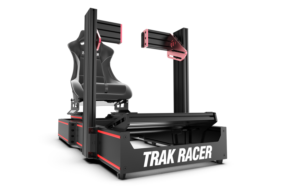 完成品　Trak racer 160S ブラック シムレーシングコックピット TR160S V2 Racing Simulator with Seat Slider Kit