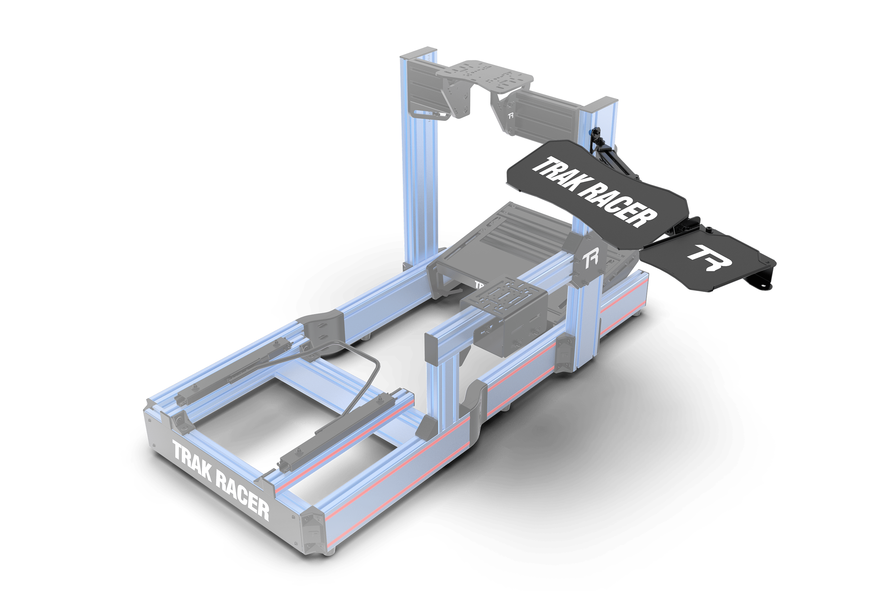 Adjustable Keyboard Mouse Tray V2 for Aluminum Cockpits