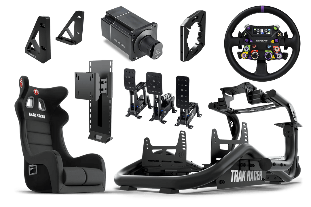 シムレーシングTrak Racer CockpitセットSim Racing シムレーシングTrak Racer CockpitセットSim Racing Trak Racer アルミ