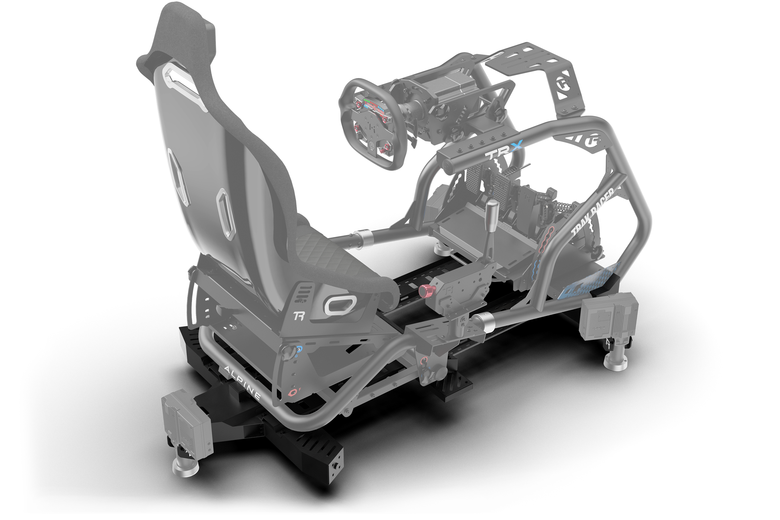 ジン様DスポモーションコントロールビームF、Rヒューズ移設BOX３点セット Base Only - TR Move Universal Motion Platform for 3 x D-BOX Actuators