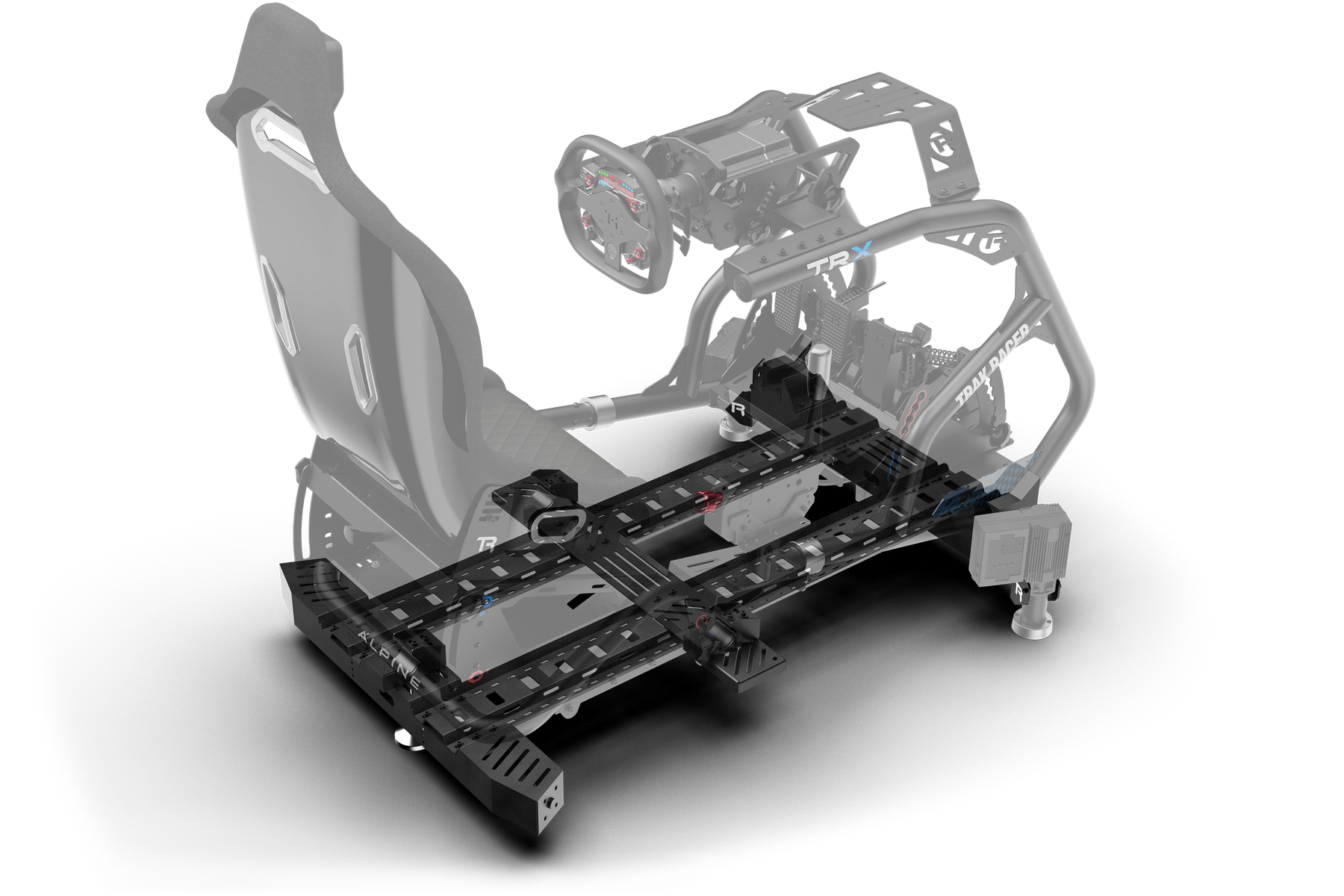Motion Base Tracked Ride System Motion Platform Base for 2 or 4 Actuators
