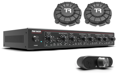 Trak Racer 4CH 40W Low-Frequency Class-D Amplifier with 2 Bass Shakers