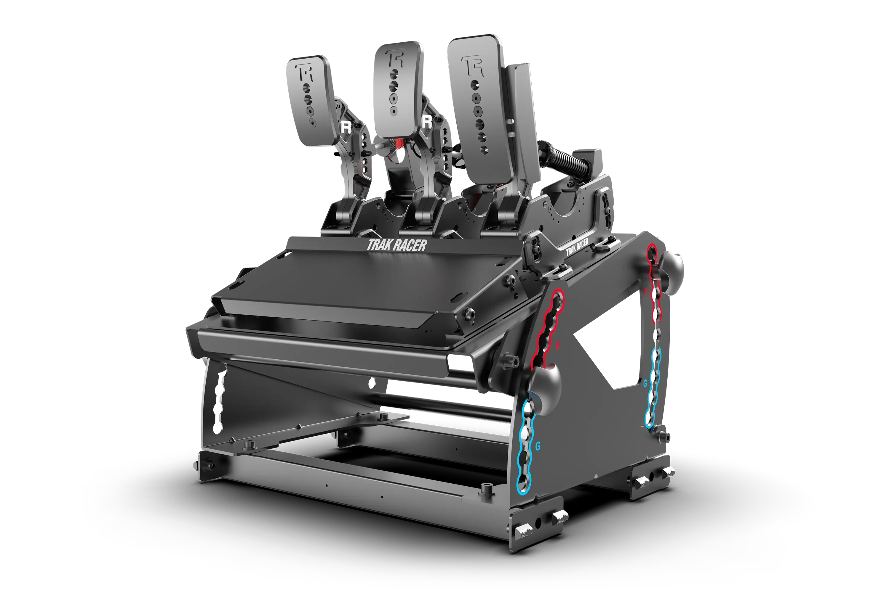 cockpit pedale Tool-Free Formula & GT Hybrid Pedal Mount System for Extruded Aluminiu