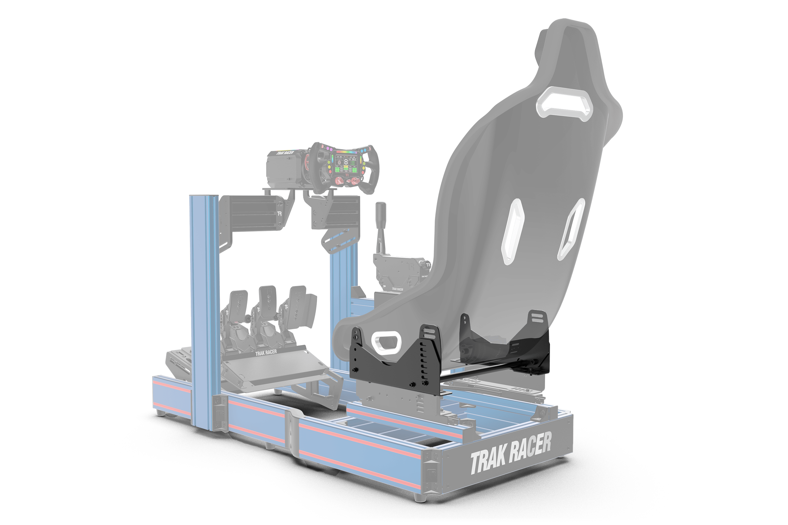 Formula/GT Hybrid Racing Simulator Seat — Alpine F1 Engineered Design