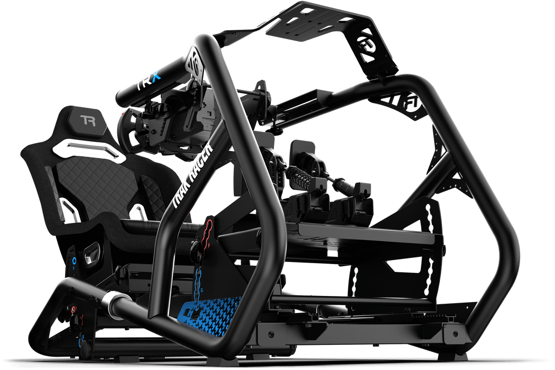 TRAK RACER TRX シミュレーションレーシングシート Hybrid Formula & GT Position Fiberglass Seat - Alpine Livery