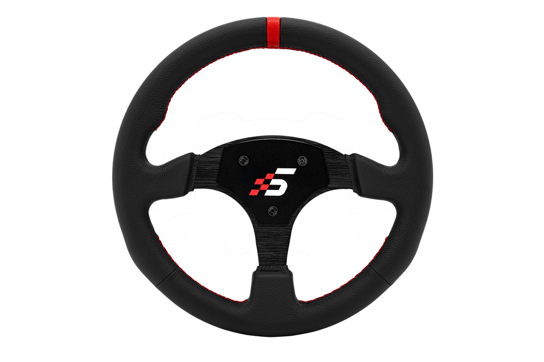 Simagic NEO X Hub with Alpha EVO 12nm Wheel Base and Leather Steering