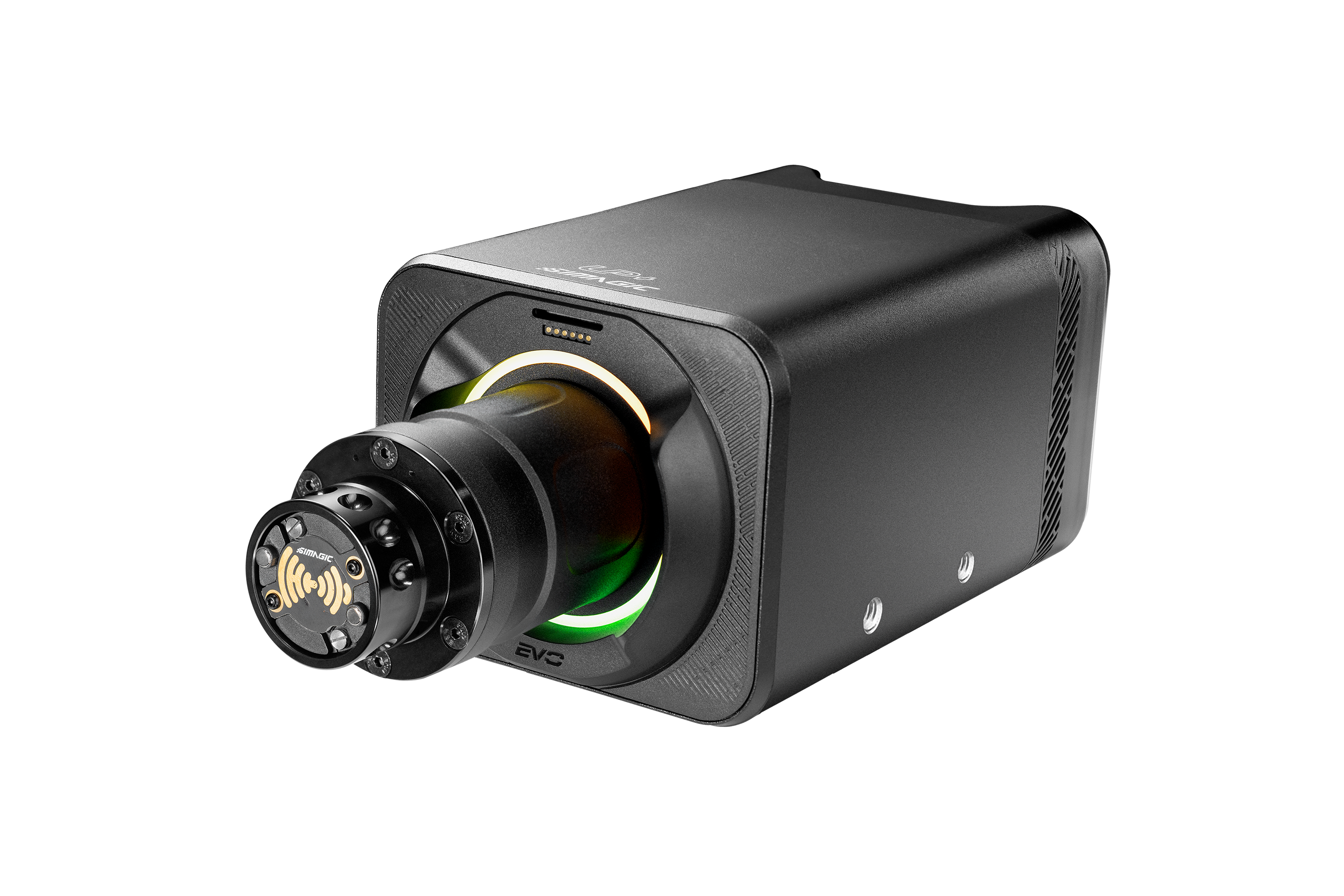 Simagic NEO X Hub with Alpha EVO Pro 18nm Wheel Base and Leather Steer