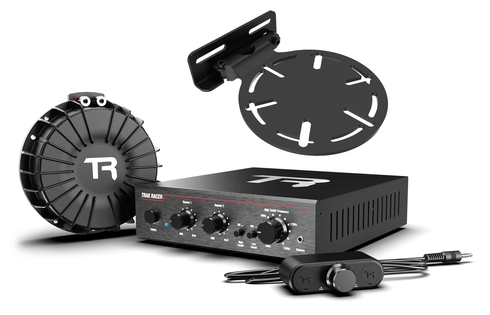Haptic Bass Shaker Kit 200W 2チャンネル Trak Racer V2 Pro 2CH 200W Haptic Bass Shaker Kit 200W 2チャンネル Trak Racer V2 Pro 2CH 200W