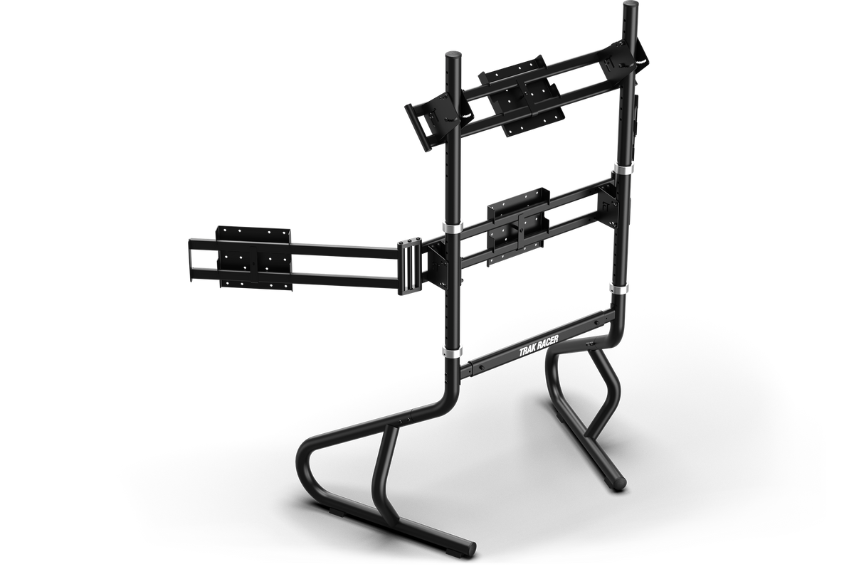 Simlab Quad Monitor Stand Freestanding Quad (4) Monitor Stand – Up to 80