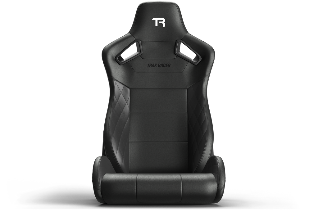 Recliner Sim Racing Seat — Premium Diamond-Stitched Leather-Style Fini
