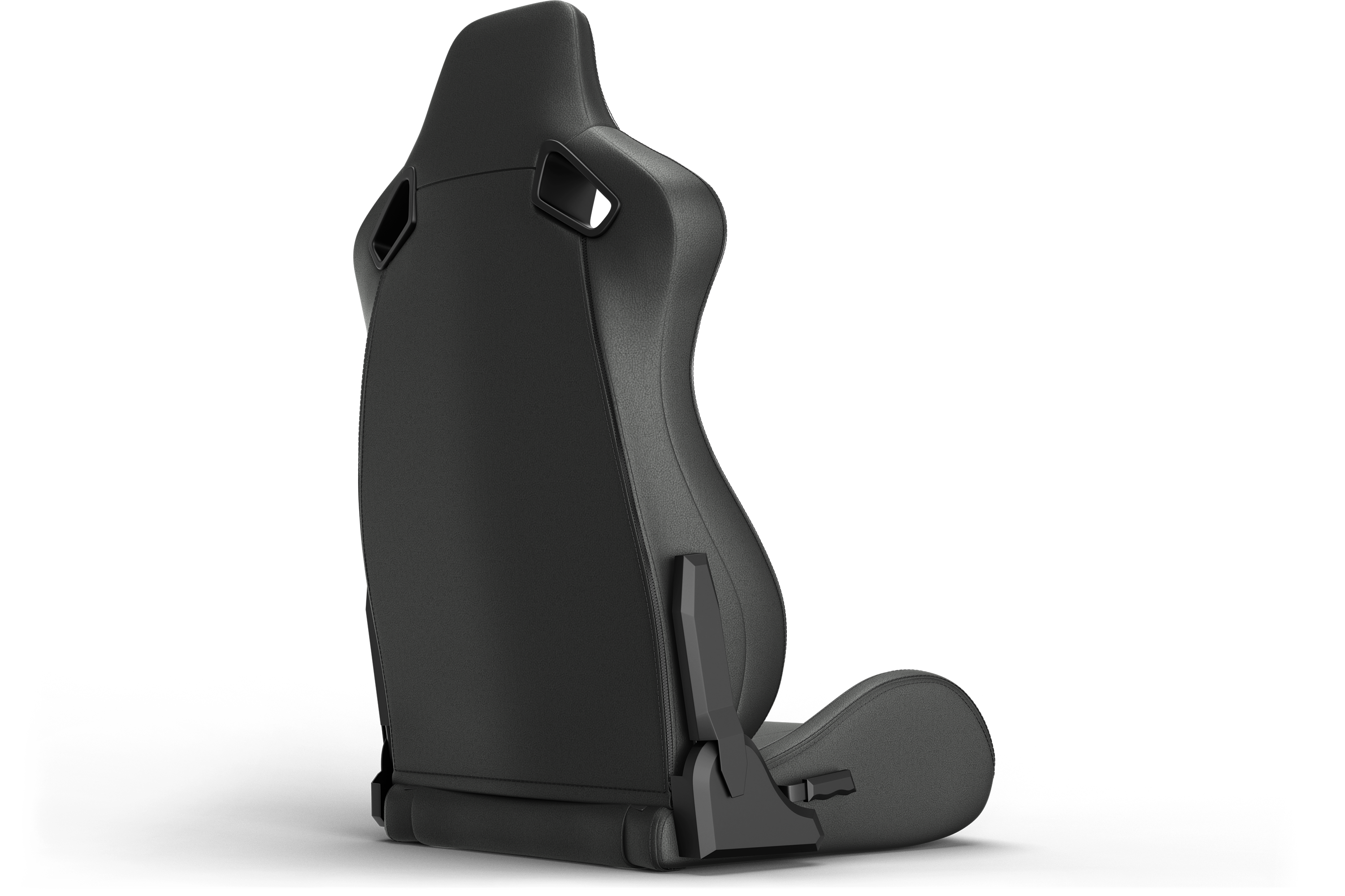 Recliner Sim Racing Seat — Premium Diamond-Stitched Leather-Style Fini