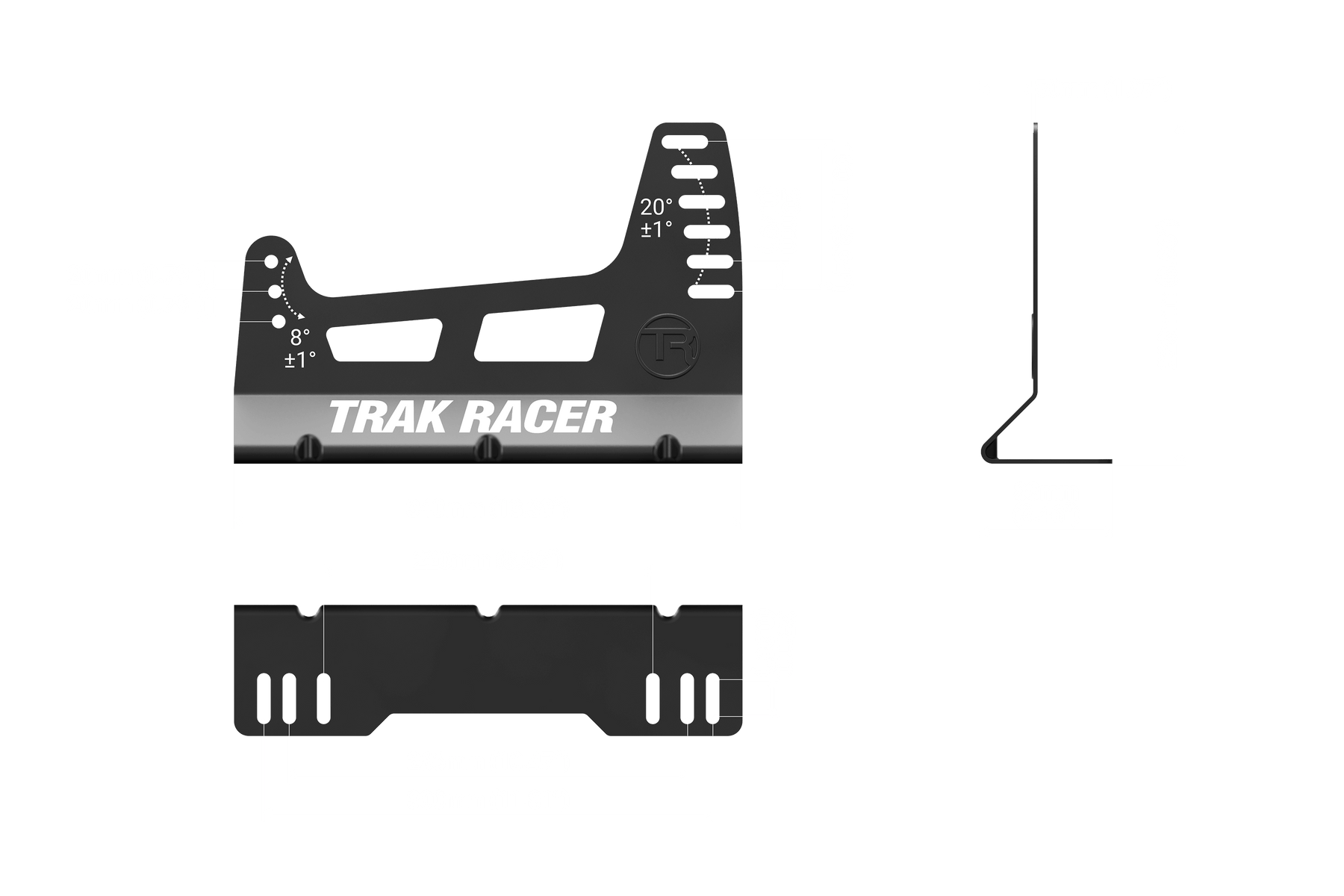 Formula For Seating Rake Oversized 18-Stage Adjustable Seat Bracket for GT & Formula Seating