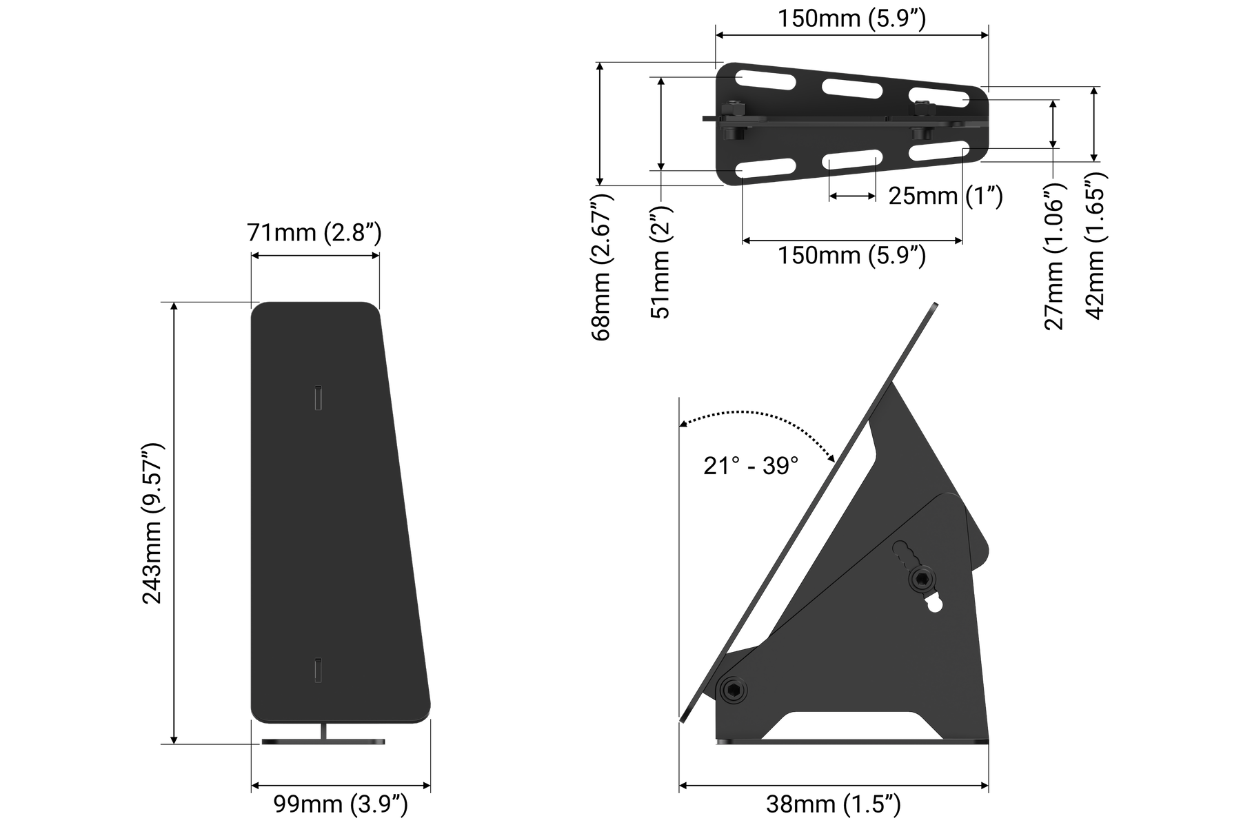 Universal Sim Racing Foot Rest – Trak Racer