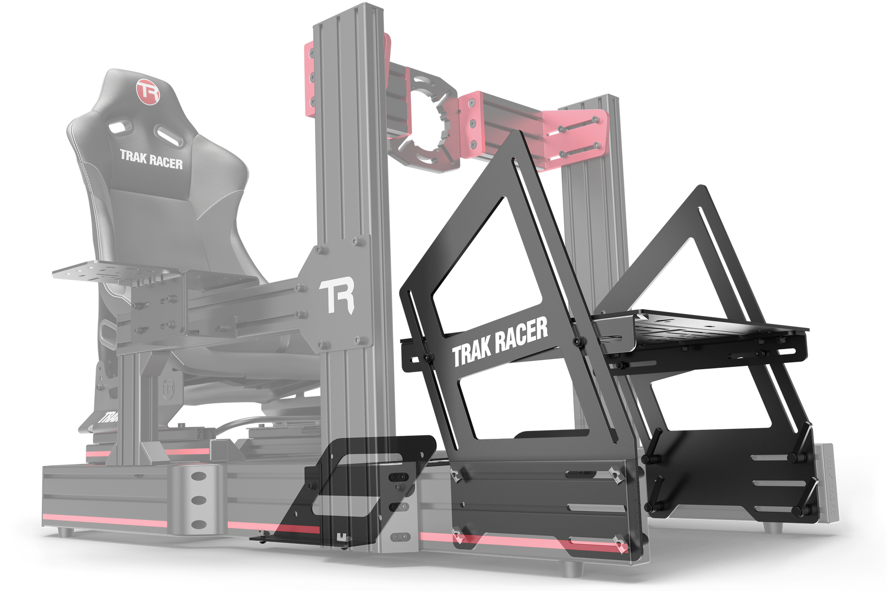 Track Racer Inverted Box Universal Inverted / Formula /GT Hybrid Pedal Bracket System with Peda# ...
