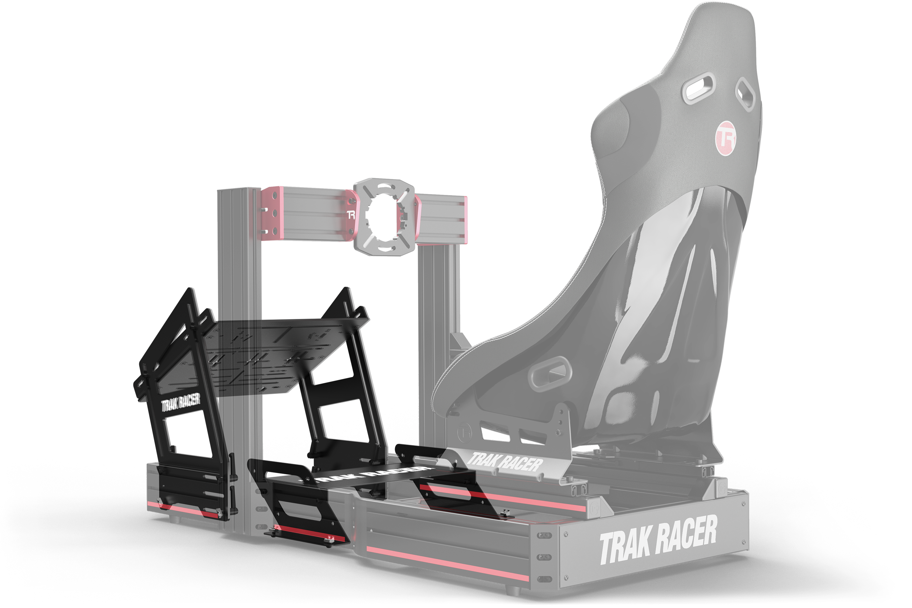 inverted sim racing pedals Universal Inverted / Formula /GT Hybrid Pedal Bracket System with Pedal Plate and Foot Plate