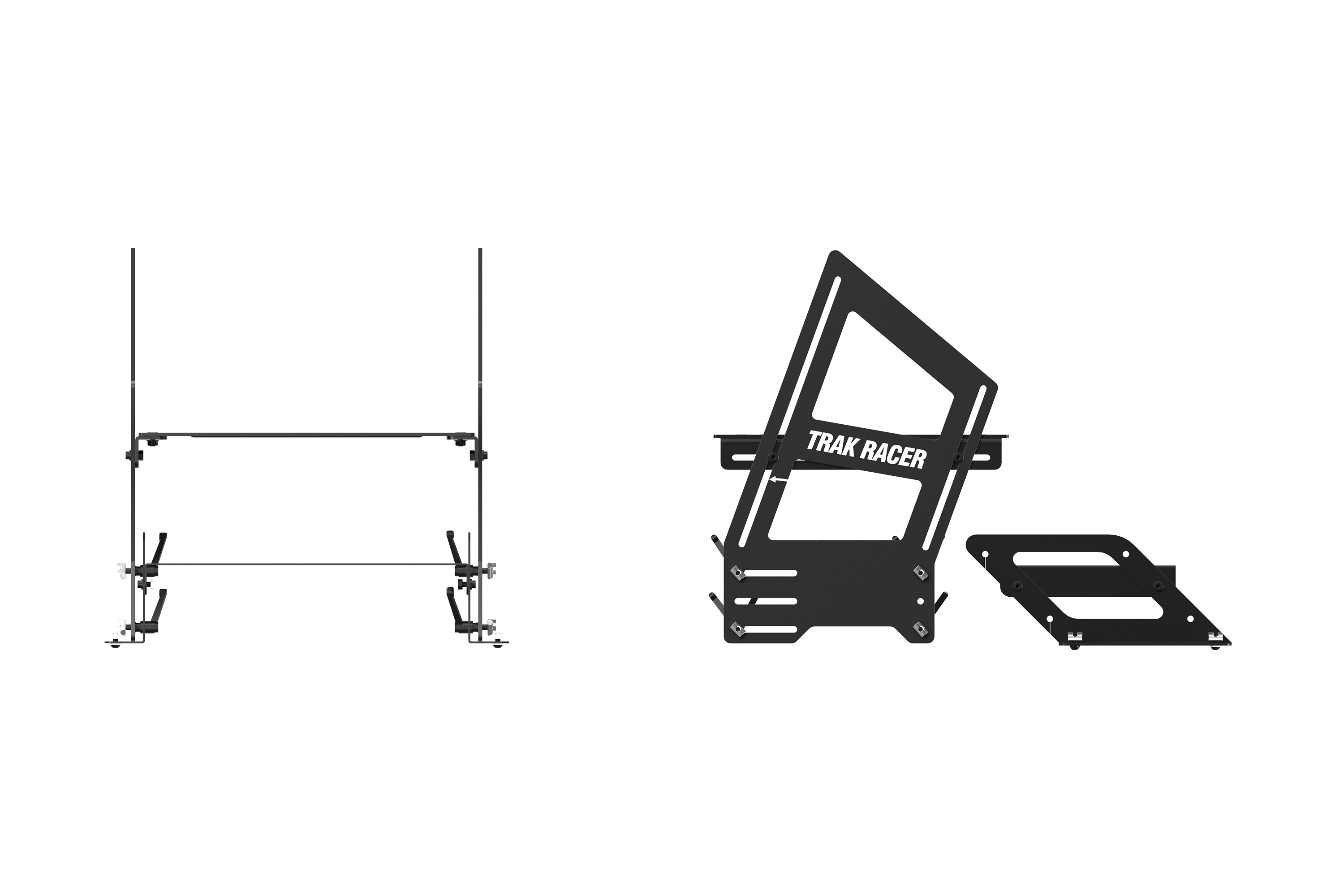 trak racer inverted pedal mount Universal Inverted / Formula /GT Hybrid Pedal Bracket System with Pedal Plate and Foot Plate