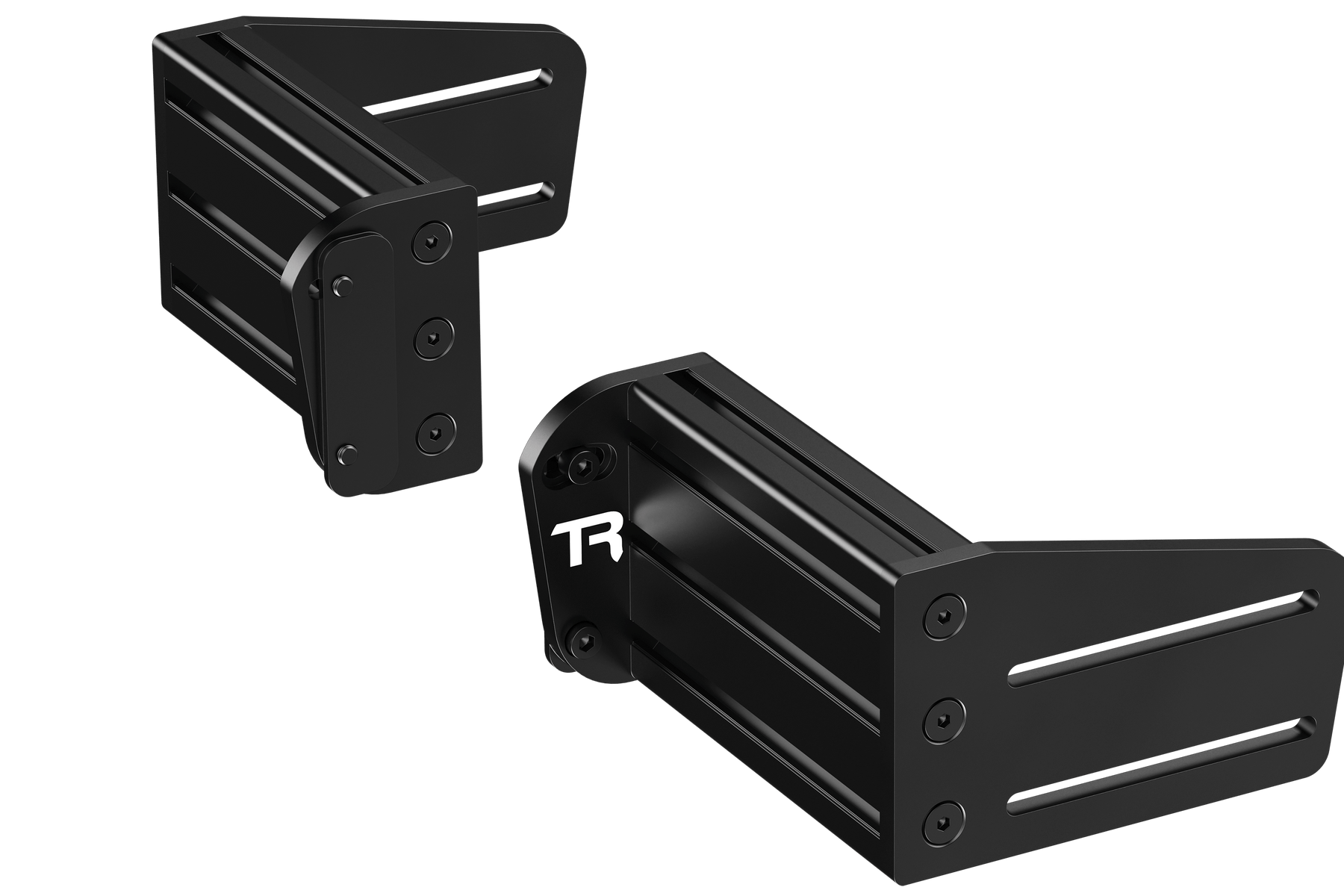 TR-One Black Fully Adjustable Direct Fit Wheel Mount for FANATEC
