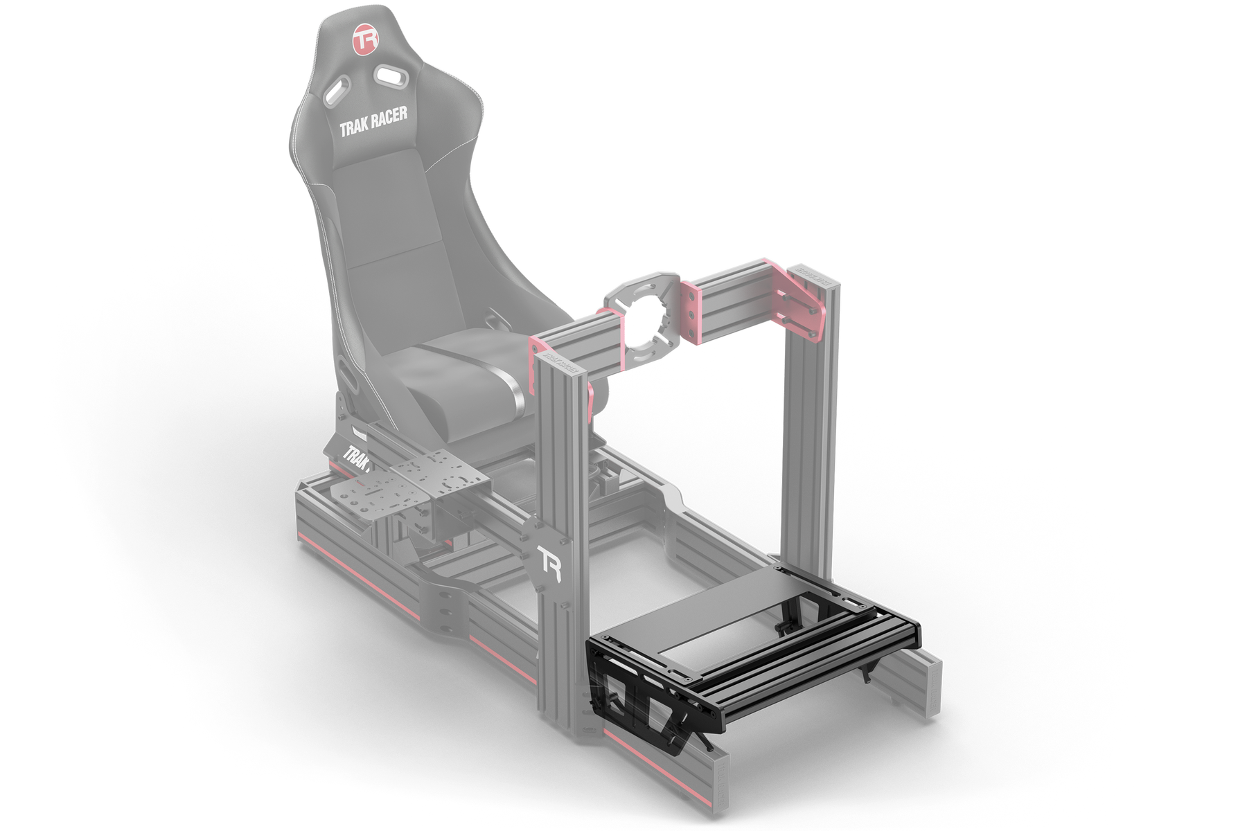 Trak Racer Universal TR-One Pedal Mounting System including Mounting Profile and Heel Rest