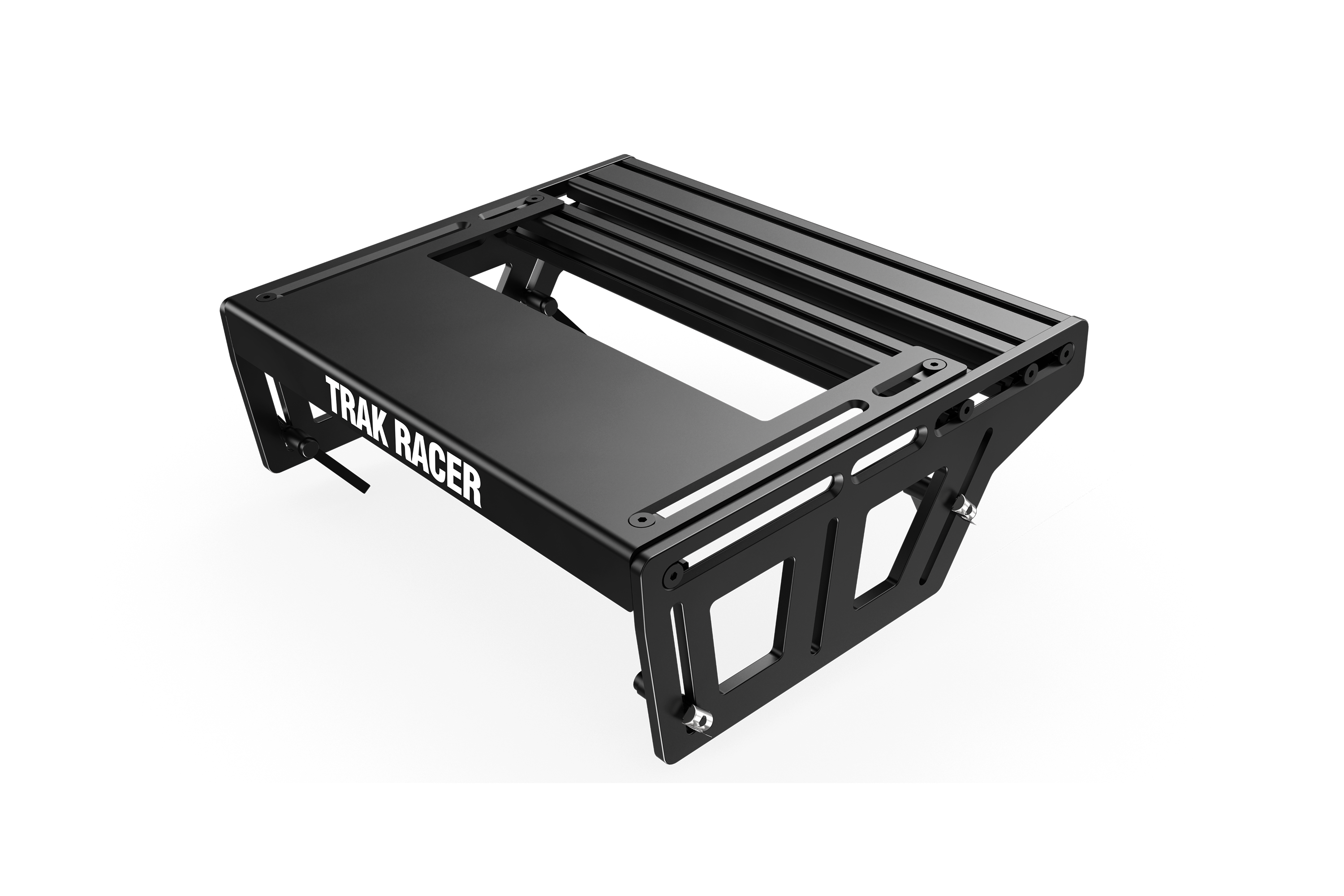 trak racer inverted pedal mount Universal TR-One Pedal Mounting System including Mounting Profile and Heel Rest